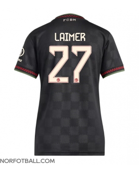 Billige Fotballdrakt Bayern Munich Konrad Laimer #27 Replika Tredjedrakt Dame 2025-26 Kortermet